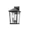 Z-Lite Beacon 2 Light Outdoor Wall Sconce, Oil Rubbed Bronze & Clear Beveled 568M-ORB - alternate 1
